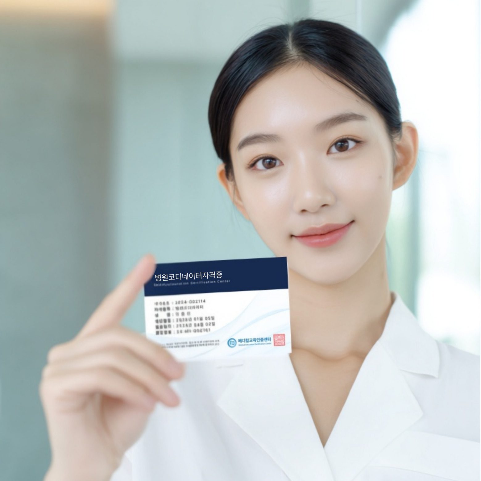 병원코디네이터 자격증 카드